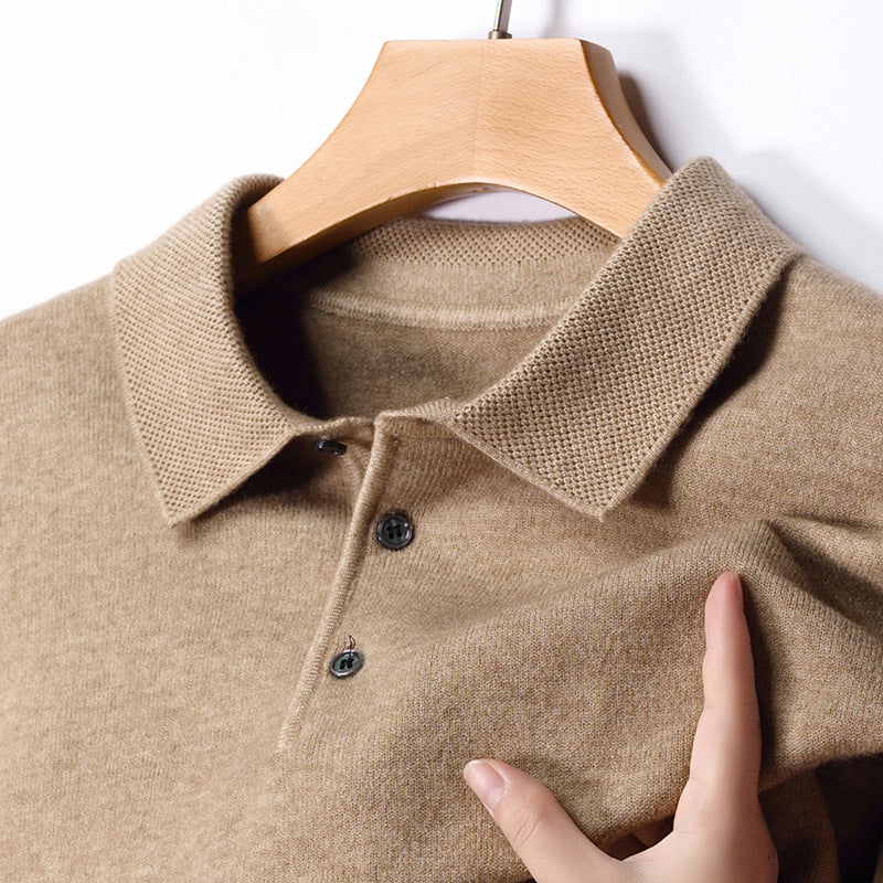 Wool Lapel Long Sleeve