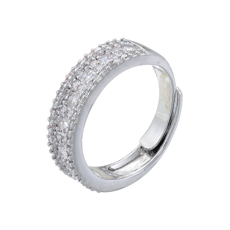 18 K gold copper plating ring