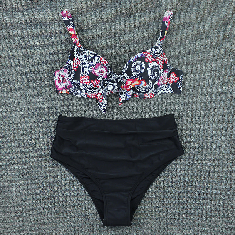 High Waist Split Bikini
