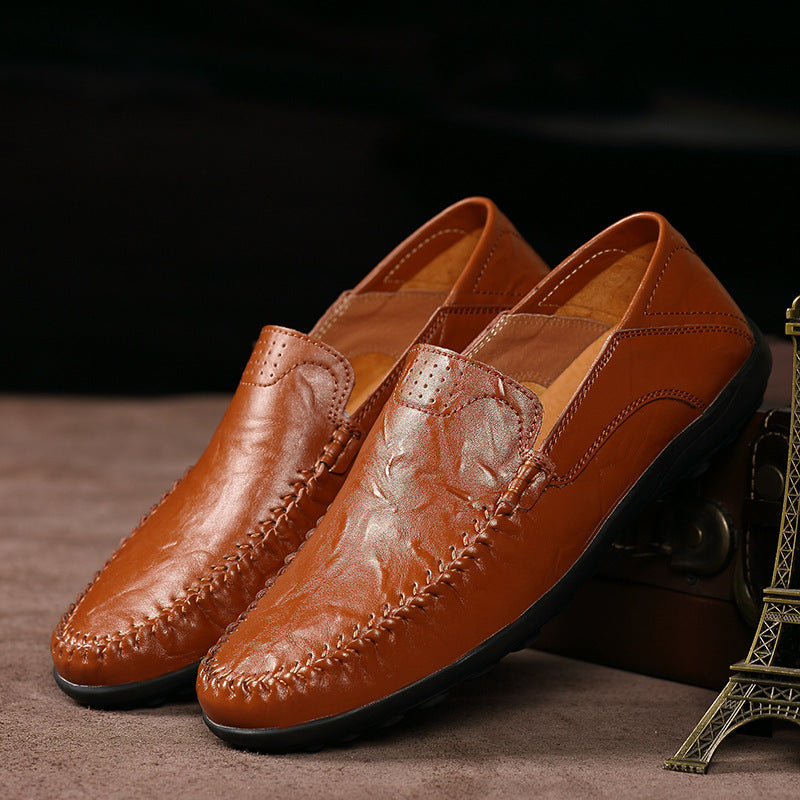 Men Leather Shoes Lightweight