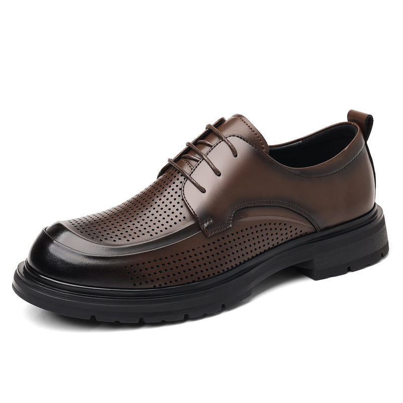 Hollow Leather Shoes
