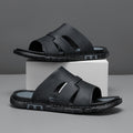 Mens Plus-Size Business Soft-Soled Handmade Slippers