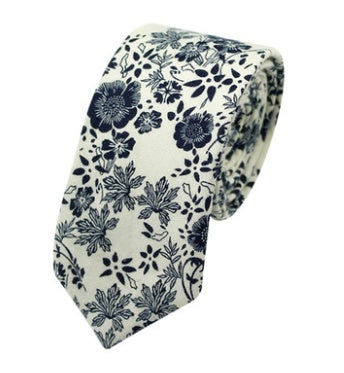 Men's Cotton Print Tie