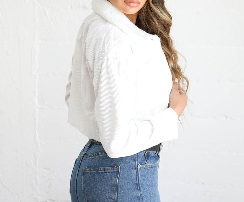 Cardigan Sweater coat Metal button