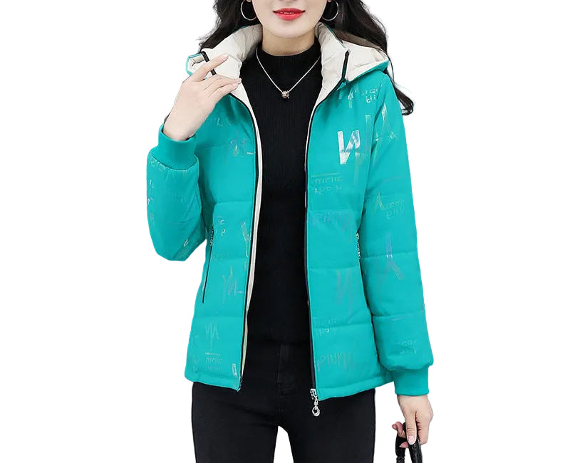 Women's Double-sided Down Cotton-padded Jacket Winter