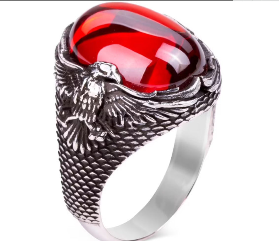 Men's Fashion Simple Exaggerated Alloy Ring