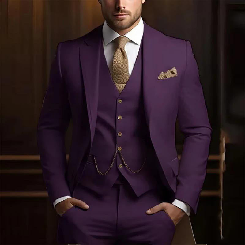 Men's High-grade Gentleman Temperament Slim Suit