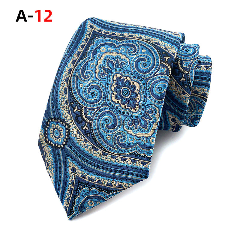 Paisley Polyester Jacquard Men's Tie