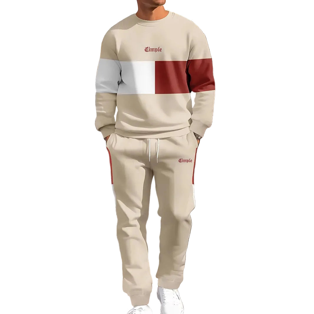 Printing Sports Leisure Men's Suit