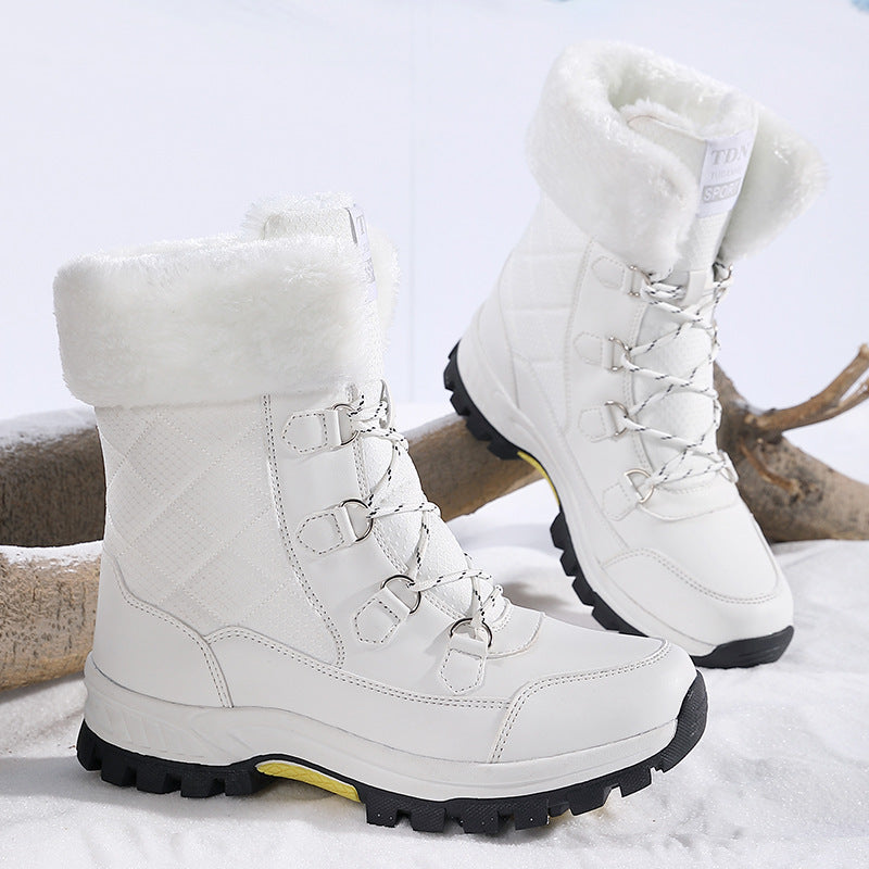 Women's Fleece-lined Thickened Non-slip Snow Boots