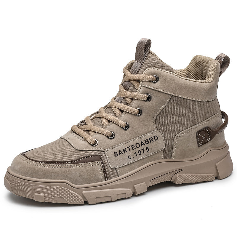 Lace-up Martin Boots Platform Canvas Shoes