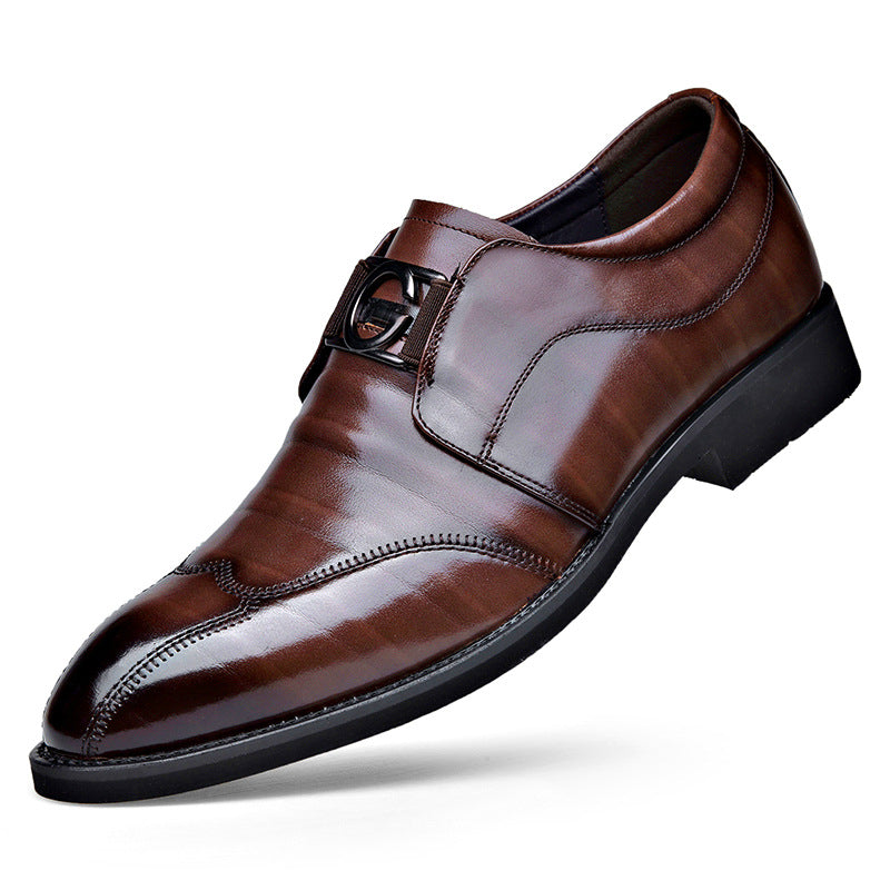 Men  casual shoes Leather