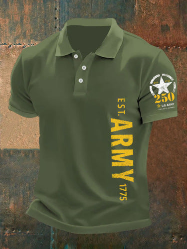 Golf 3D Printed Casual Culture POLO Shirt