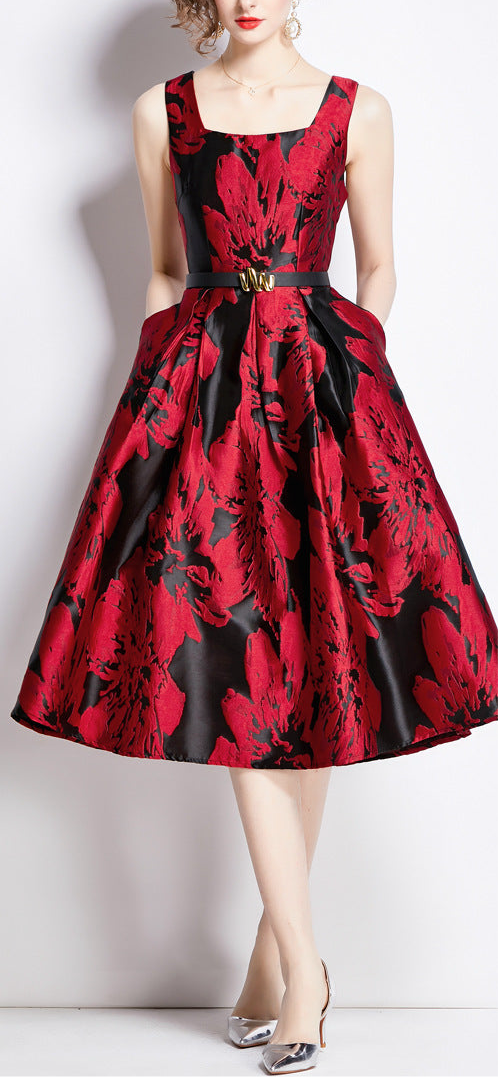 Three-dimensional Jacquard Dress Women