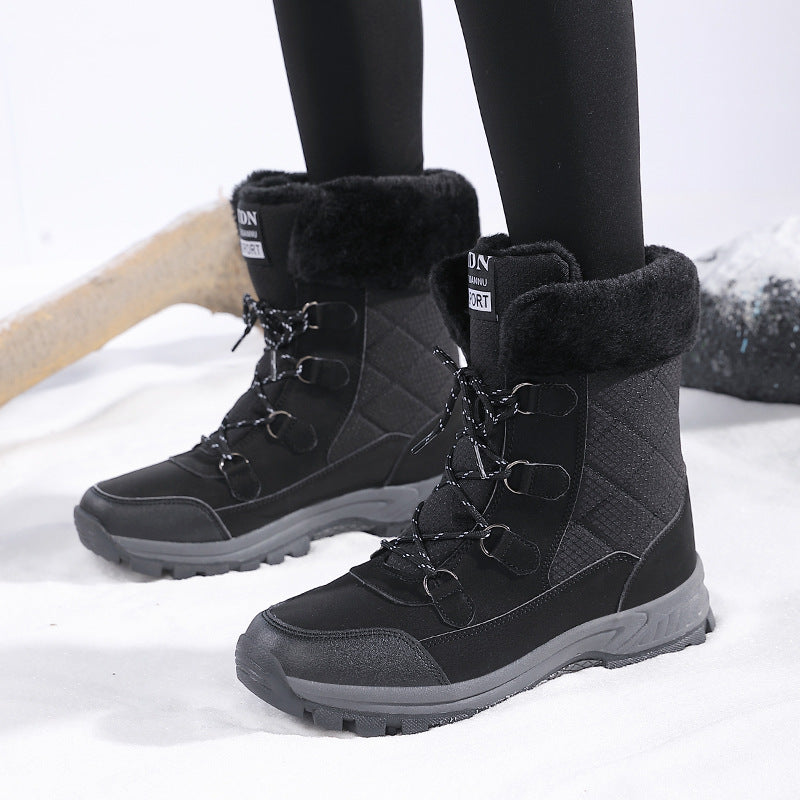 Women's Fleece-lined Thickened Non-slip Snow Boots