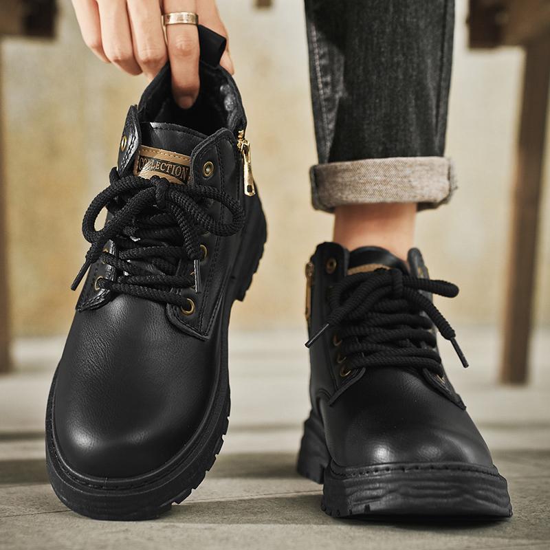 Leather Waterproof British Martin Boots