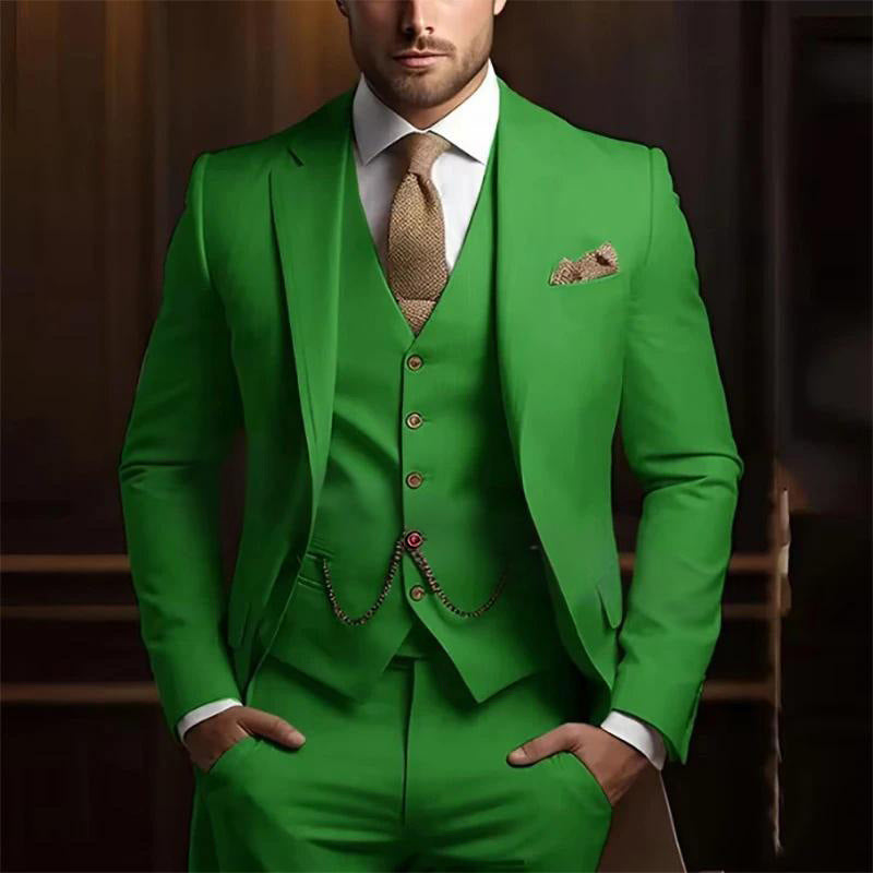 Men's High-grade Gentleman Temperament Slim Suit