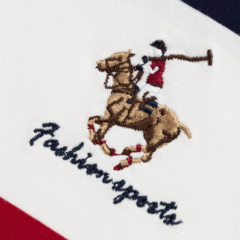 Lapel Plus Size Striped  T-shirt