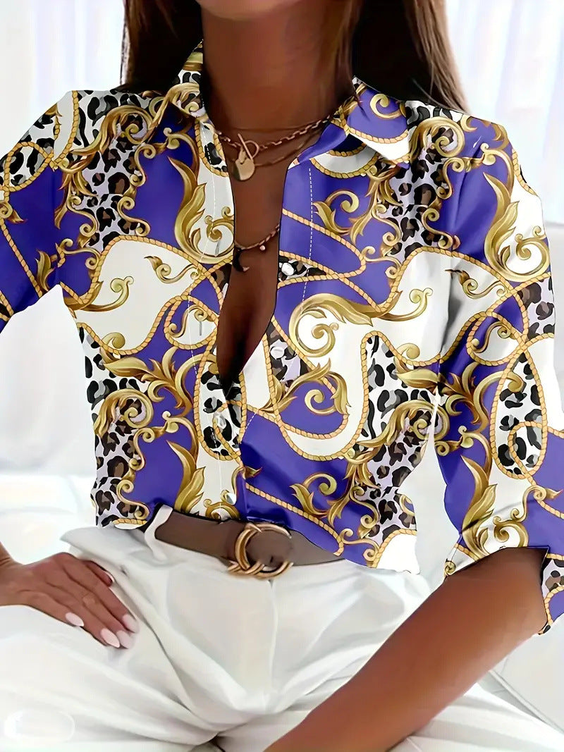 Women's Long-sleeved Blouse