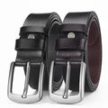 Men's Alloy Pin Buckle Casual First Layer Cowhide Belt