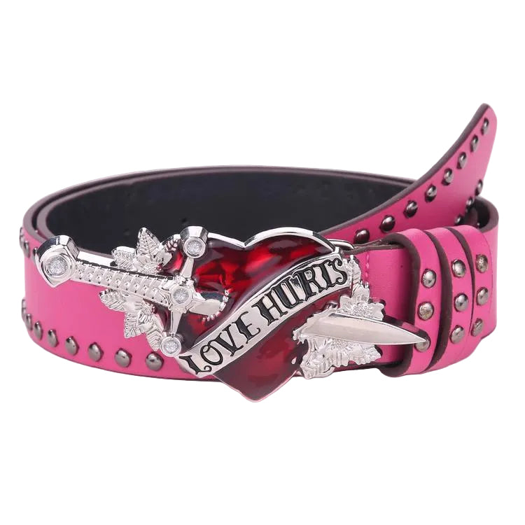 One Sword Piercing The Heart Big Head Belt