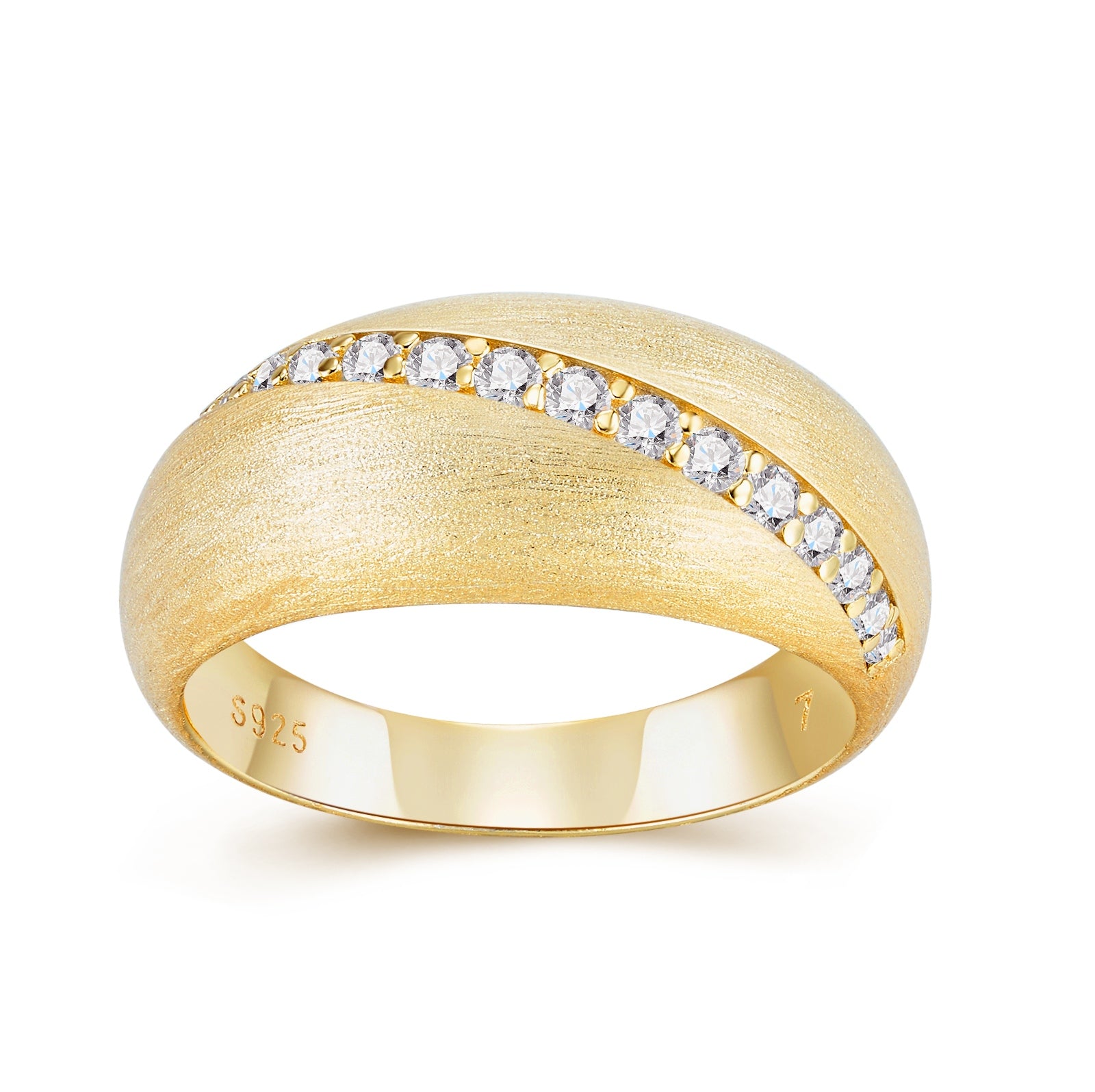 Elegant And Simple - A Luxurious And Fashionable Light Luxury Jewelry Silver Ring Set With Top-quality Moissanite, S925 Silver Plated With Platinum