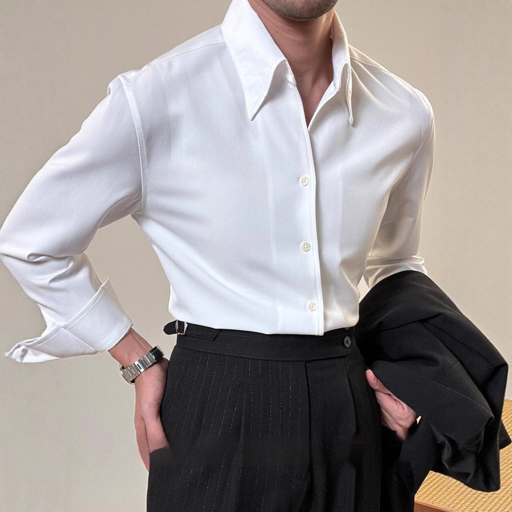 Slim Fit Casual Shirt – Hidden Button