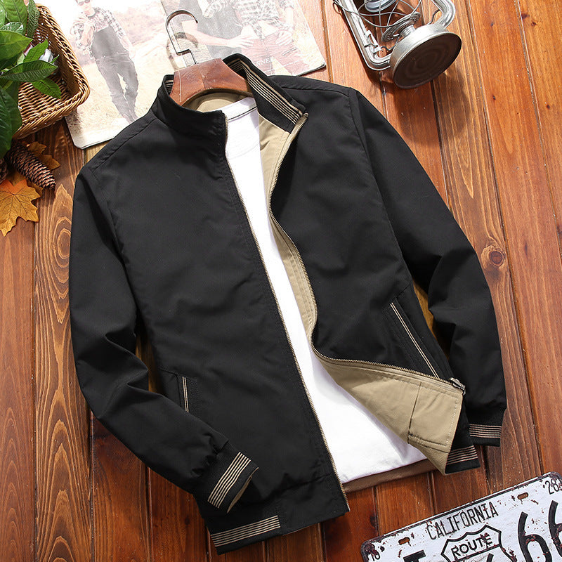 Stand Collar Casual Jacket
