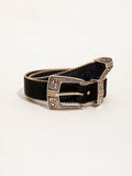 Retro Pattern PU Belt Western Style Belt