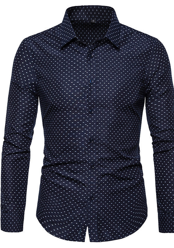 Men's Floral Long Sleeve Shirt
