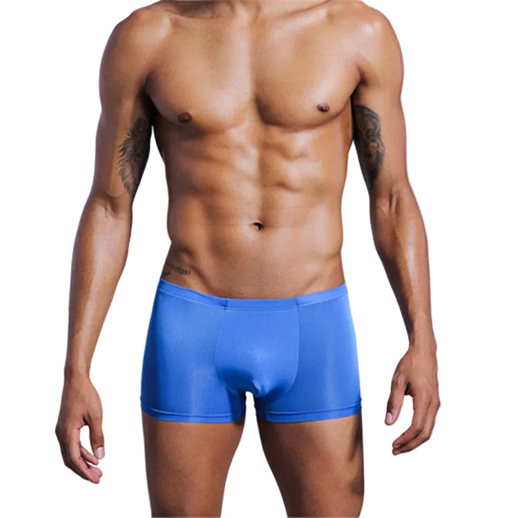 Translucent elastic comfortable boxer shorts