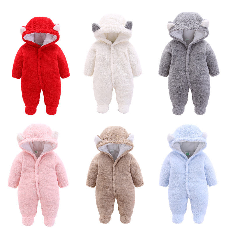 Baby Jumpsuit Warm Thick Baby Romper