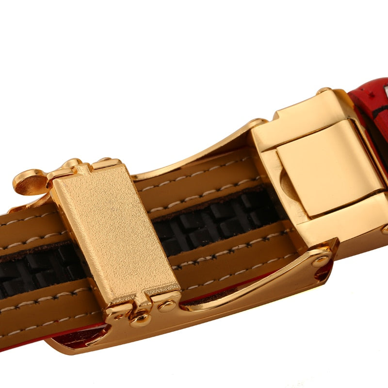 Automatic buckle casual all-match belt