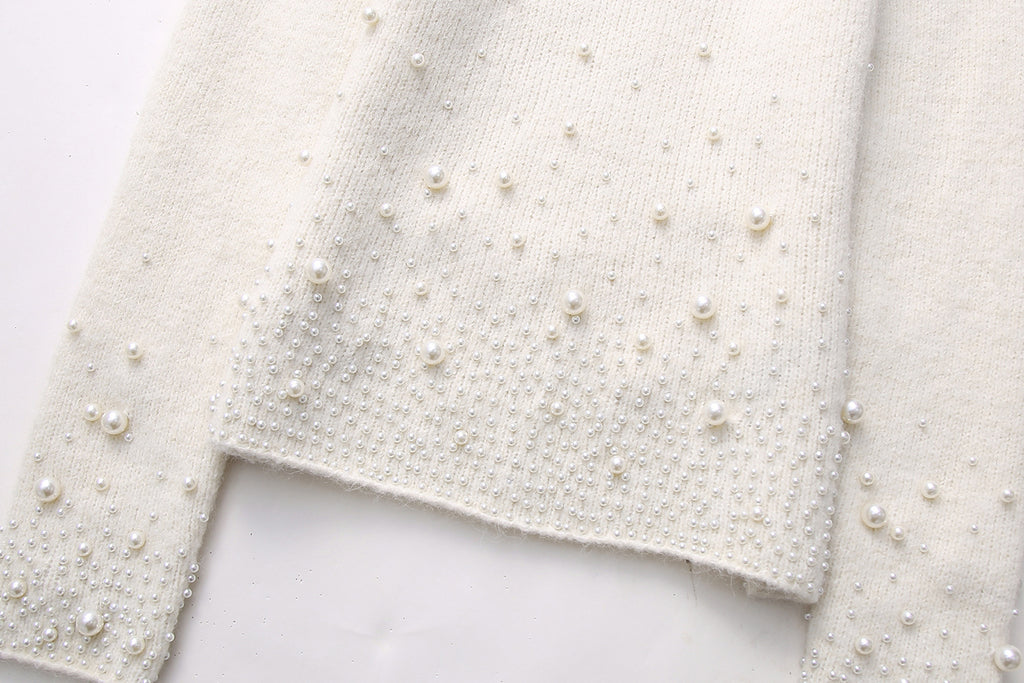 White Pearls Knitwear set