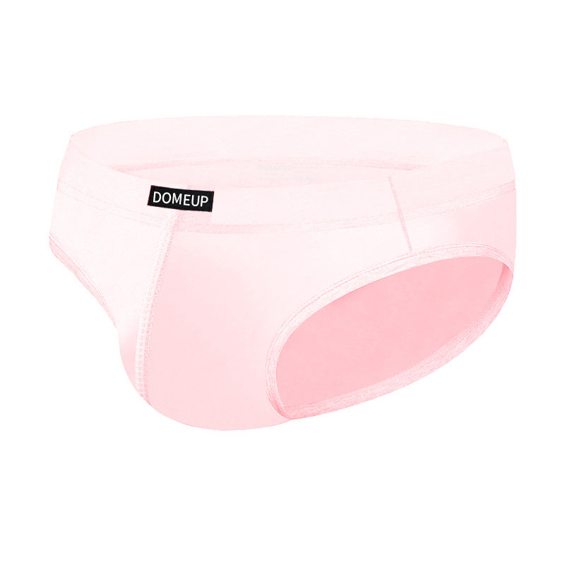 Underwear Breathable Plus Size Solid Color Low Waist