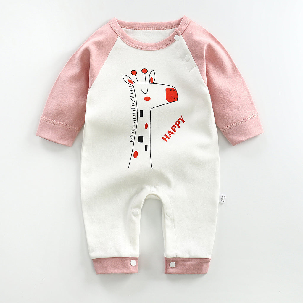 Long-sleeved Cotton Romper