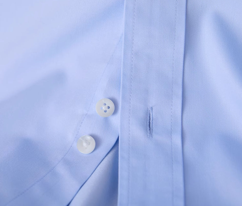 Italian Windsor Collar Shirt Iron-Free