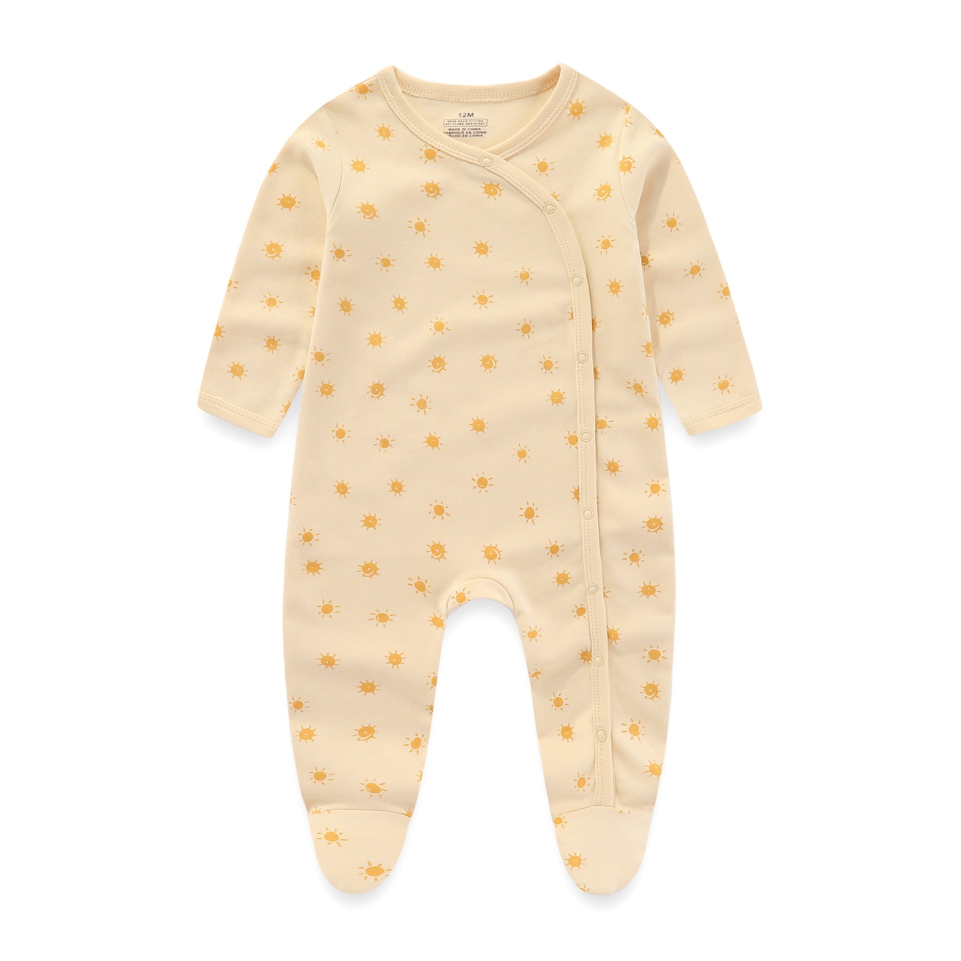 3 Pieces New Baby Cotton Long-sleeved Jumpsuit