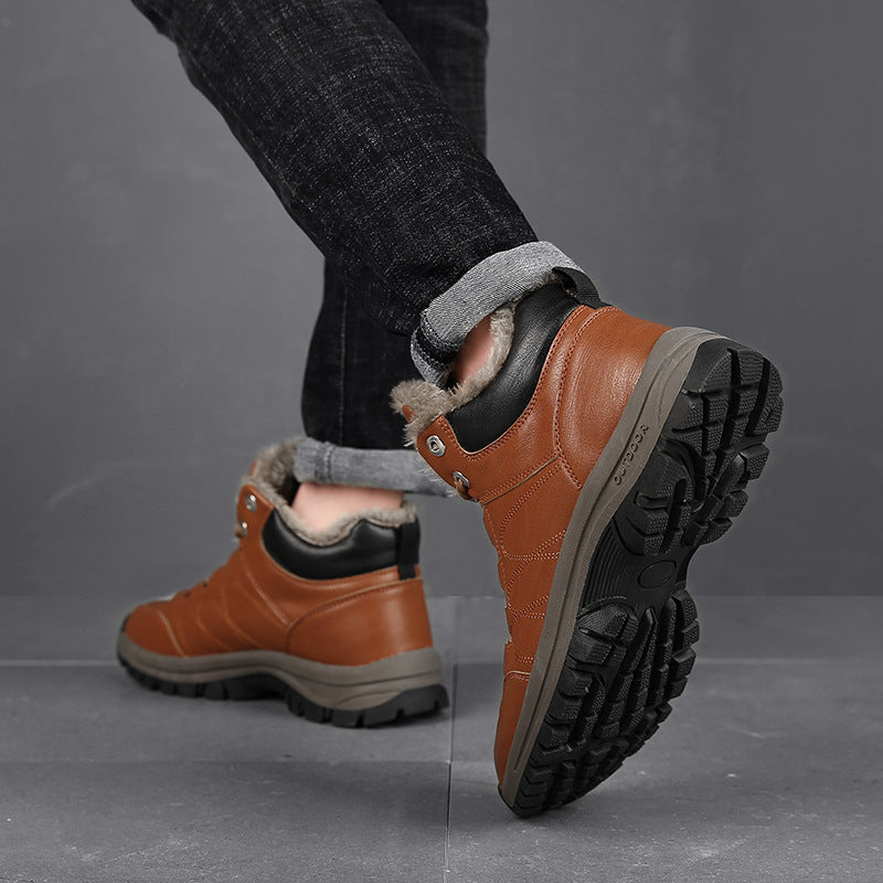 Winter leather Boots