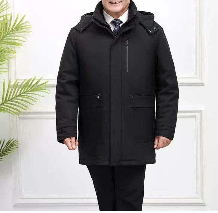 Men's Detachable Liner Mid-length Coat