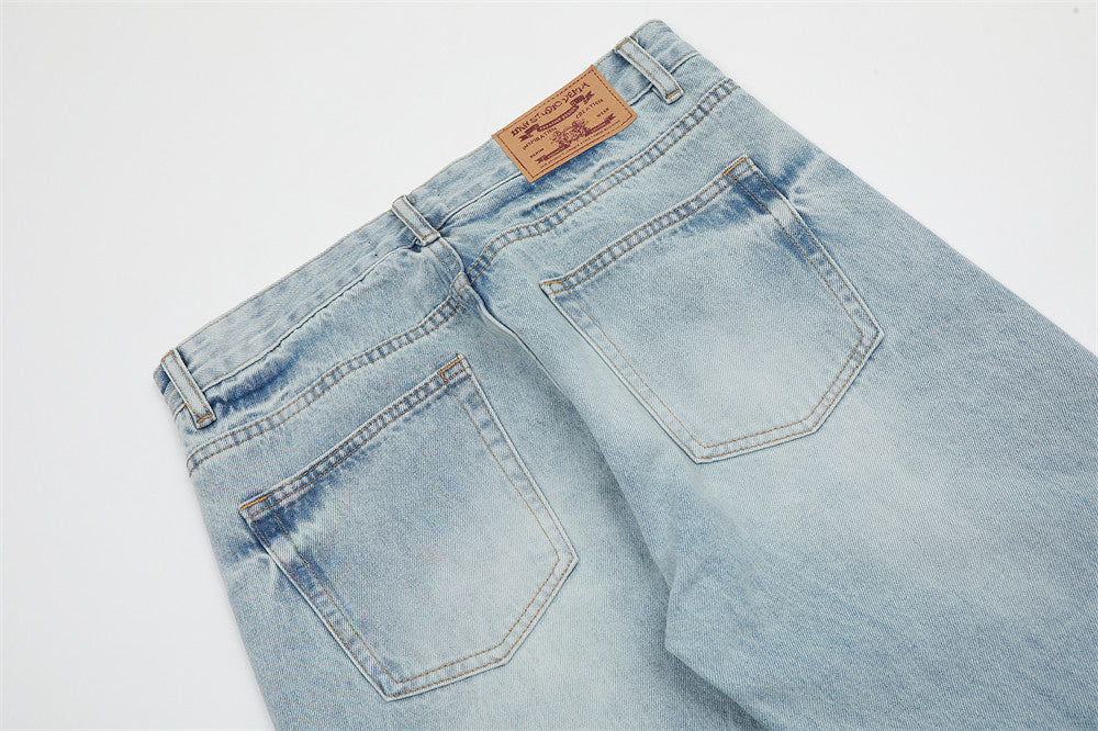 Men's Trousers Washed All-matching Casual