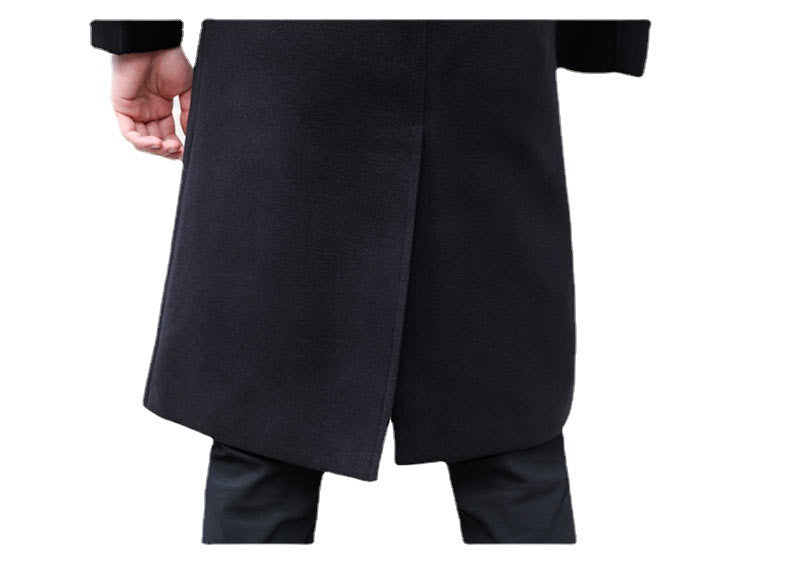 Autumn And Winter New Slim-fit Wool Coat Men's Coat