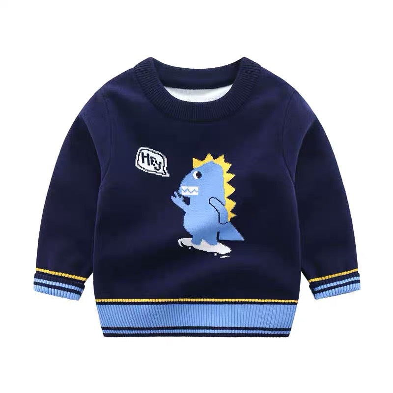 Children's Cartoon Sweater Wholesale Baby Sweater Knitting