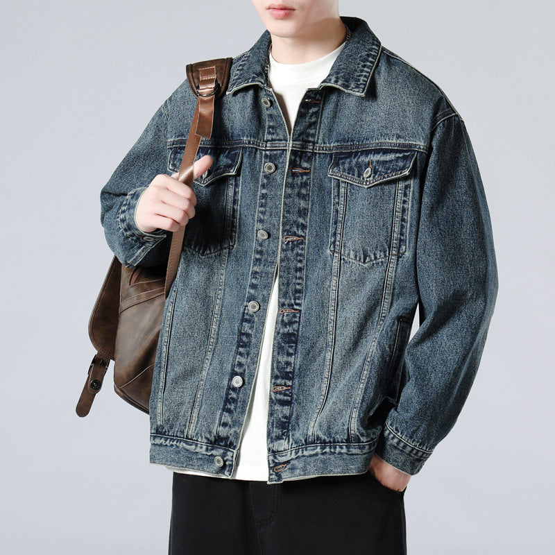 Denim Jacket  Cotton Loose