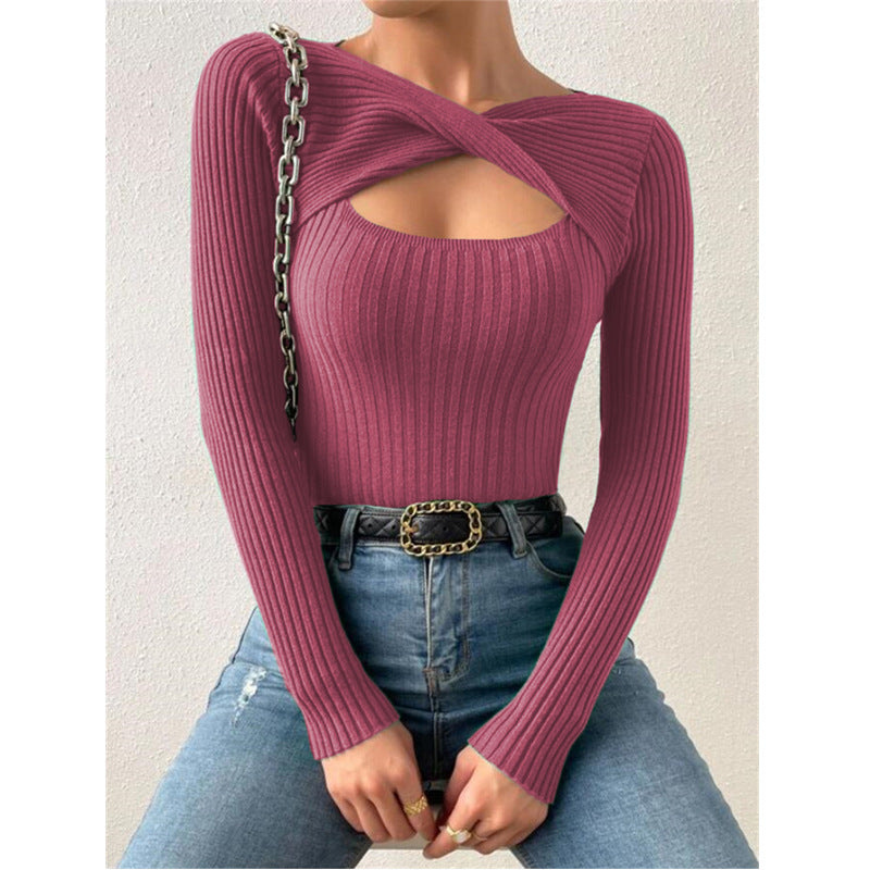 Hollow Pullover Sweater