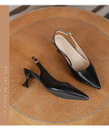 Plus Size Pointed-toe Hollowed Women's One-strap Sandals