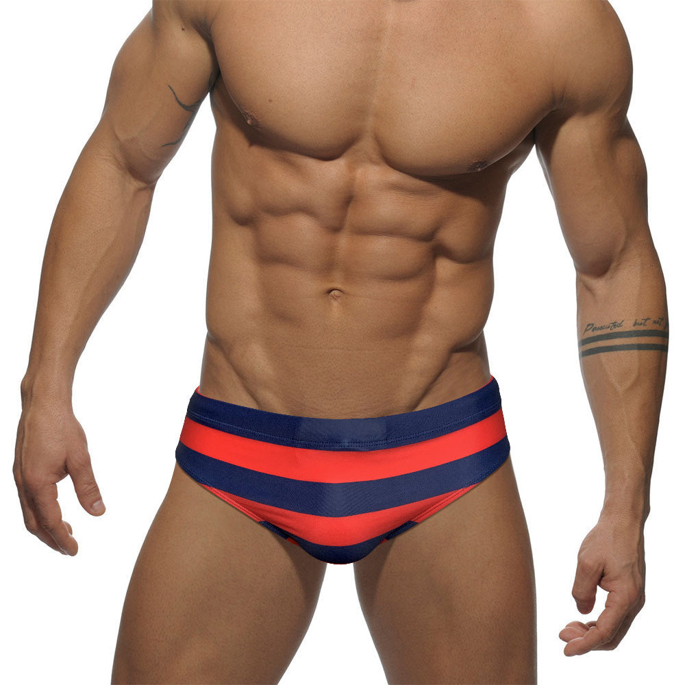Beach Resort Surf Striped Swim Shorts