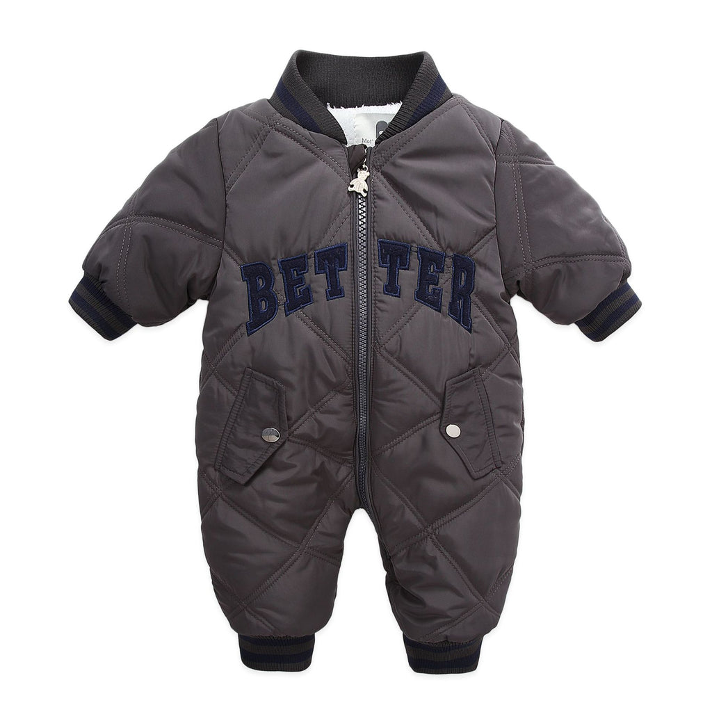 Letter Embroidery Children's Baseball Uniform Fleece Thickening