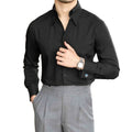 Men’s Wrinkle-Free Slim Fit Shirt – Big Pointed Collar