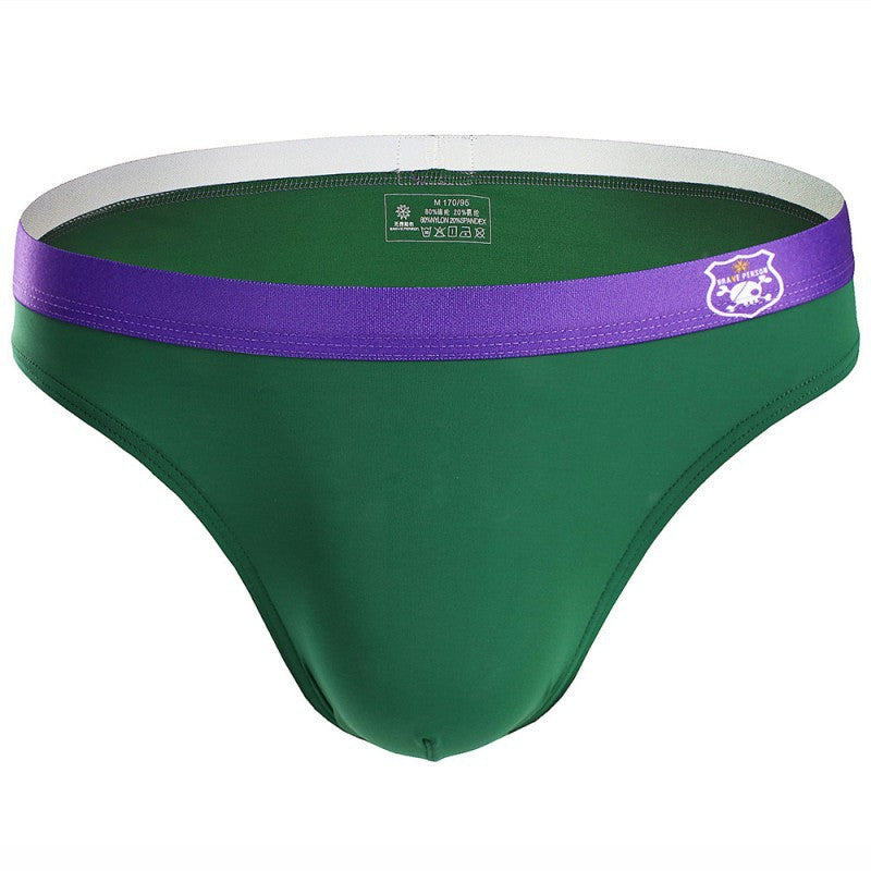Men's Ice Silk High Elastic Nylon Briefs